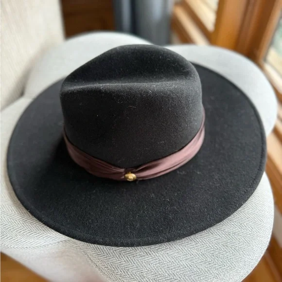 Rag & Bone Clara felted wool fedora display picture 3